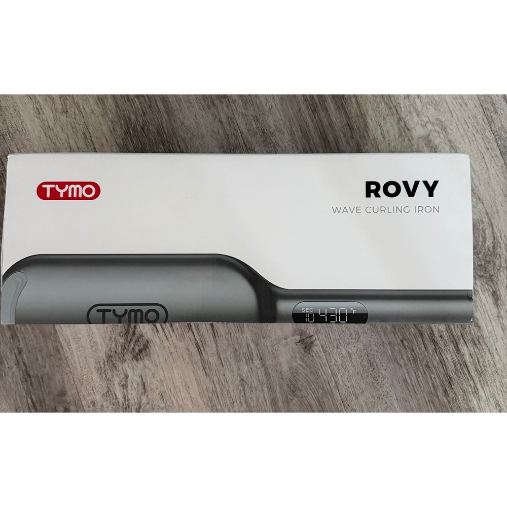 TYMO‎ ROVY Wave Curling Iron Gray Ceramic Ionic Hair Styler Deep Waver 430F LED